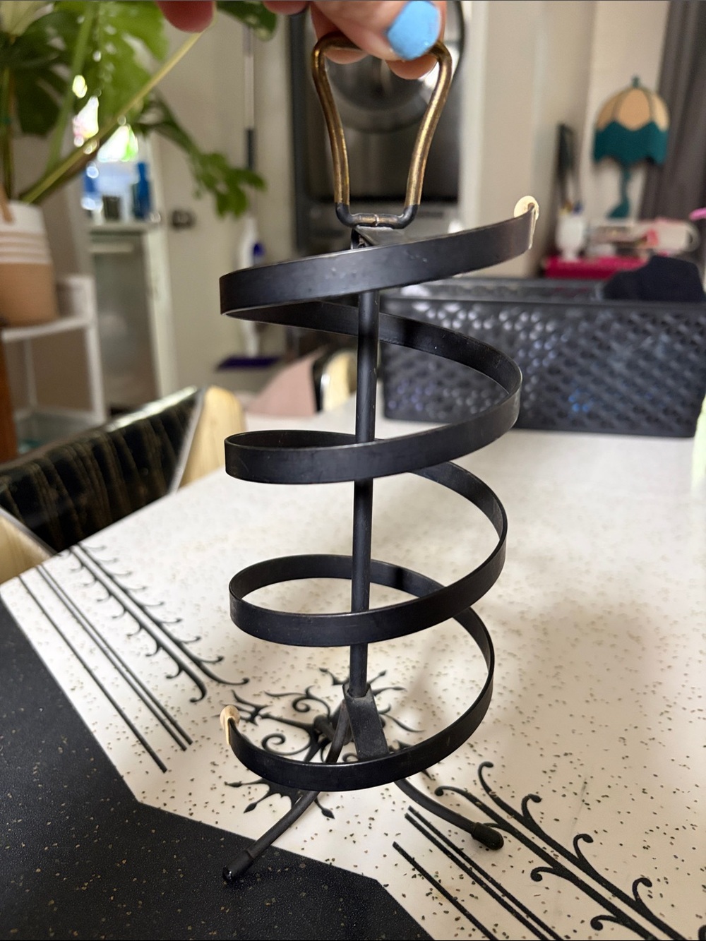 Mid Century Modern earring holder